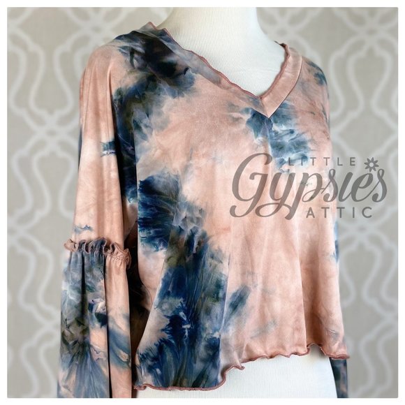 Galaxy Tie Dye Lux Comfort Top - Picture 6 of 15